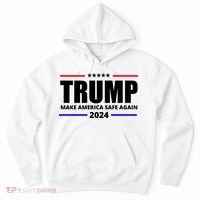 Make America Safe Again 2024 Trump Hoodie thumb 0