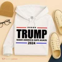 Make America Safe Again 2024 Trump Hoodie thumb 4