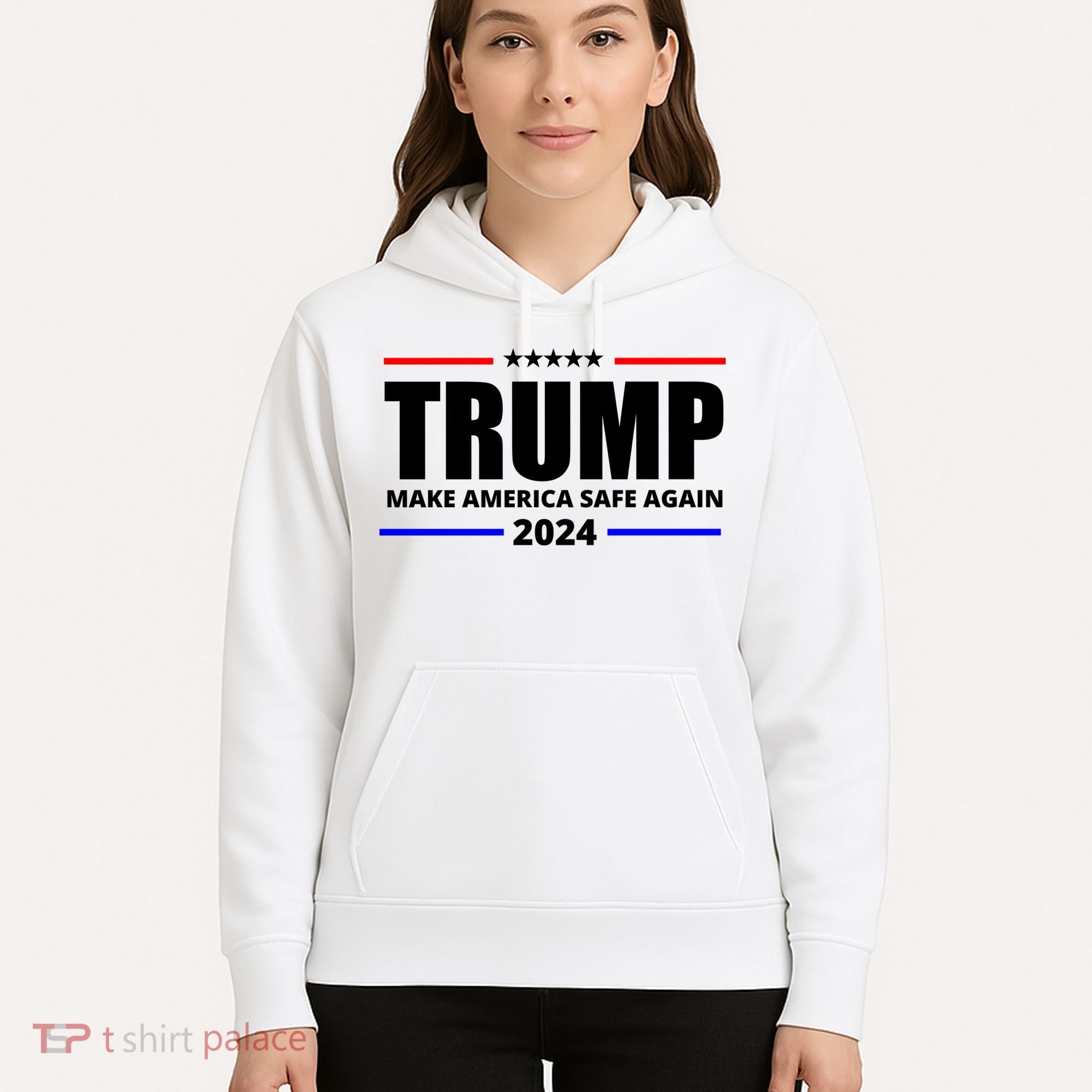 Make America Safe Again 2024 Trump Hoodie
