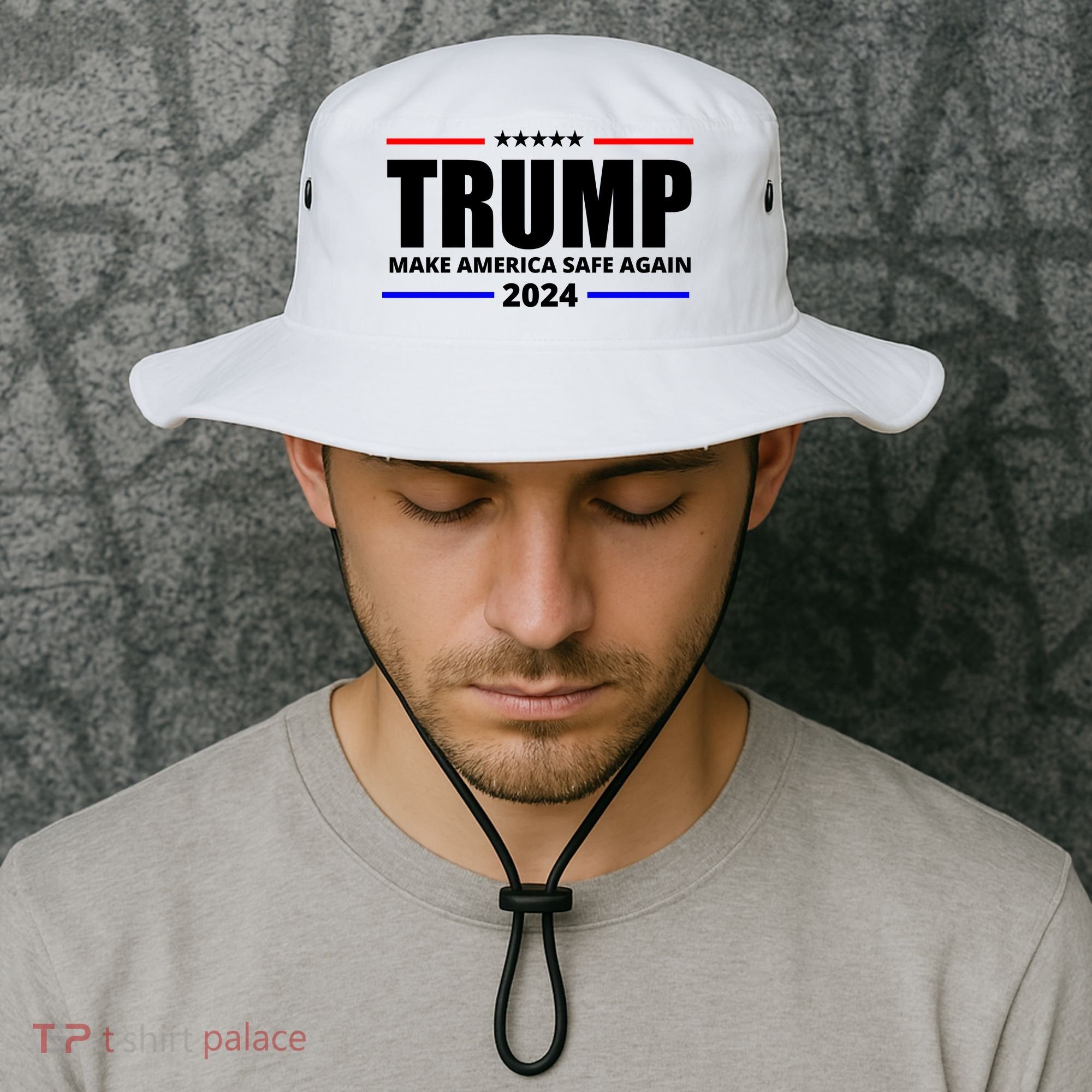 Make America Safe Again 2024 Trump Bucket Hat