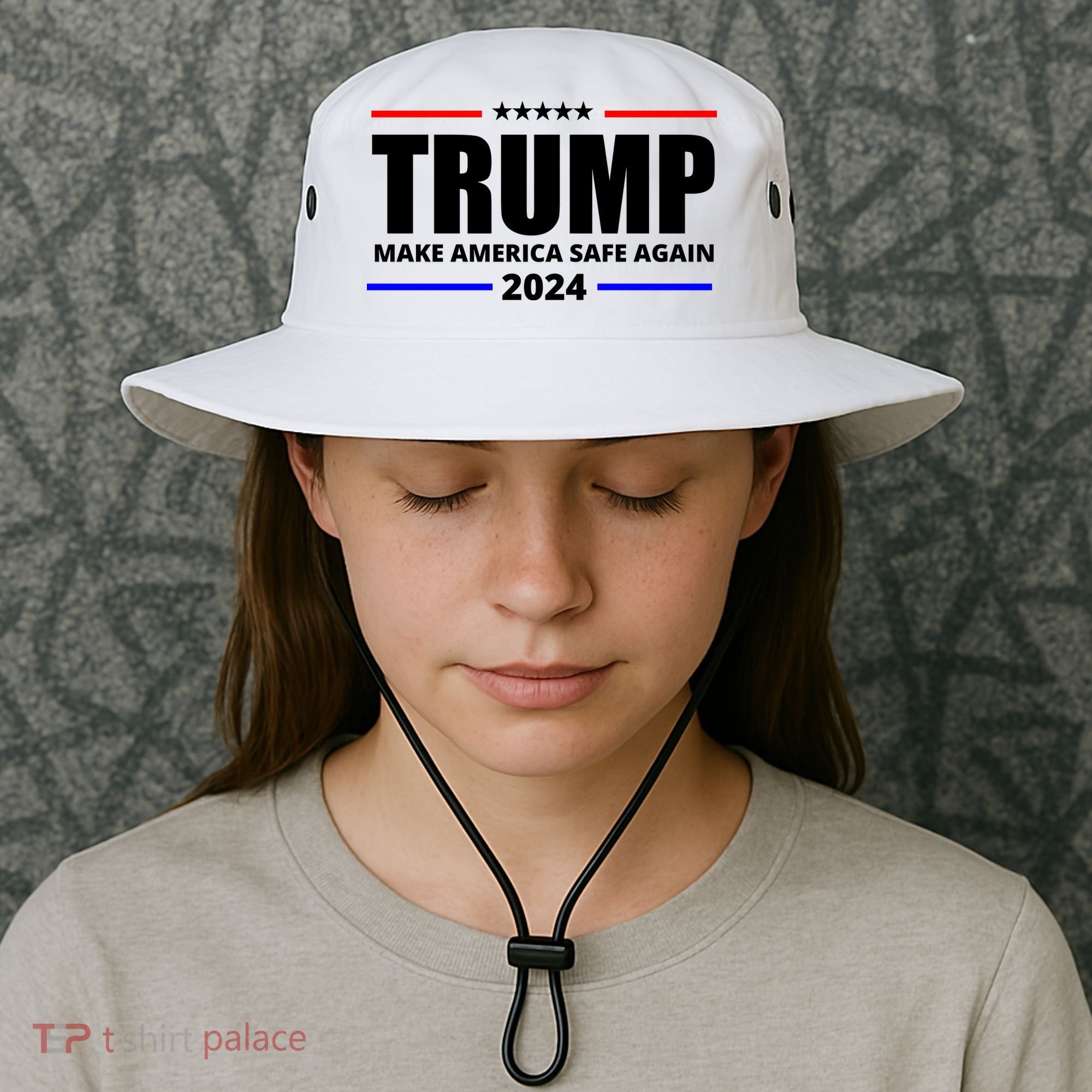 Make America Safe Again 2024 Trump Bucket Hat