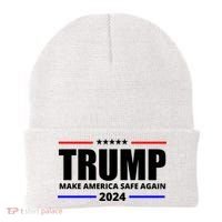 Make America Safe Again 2024 Trump Beanie thumb 0