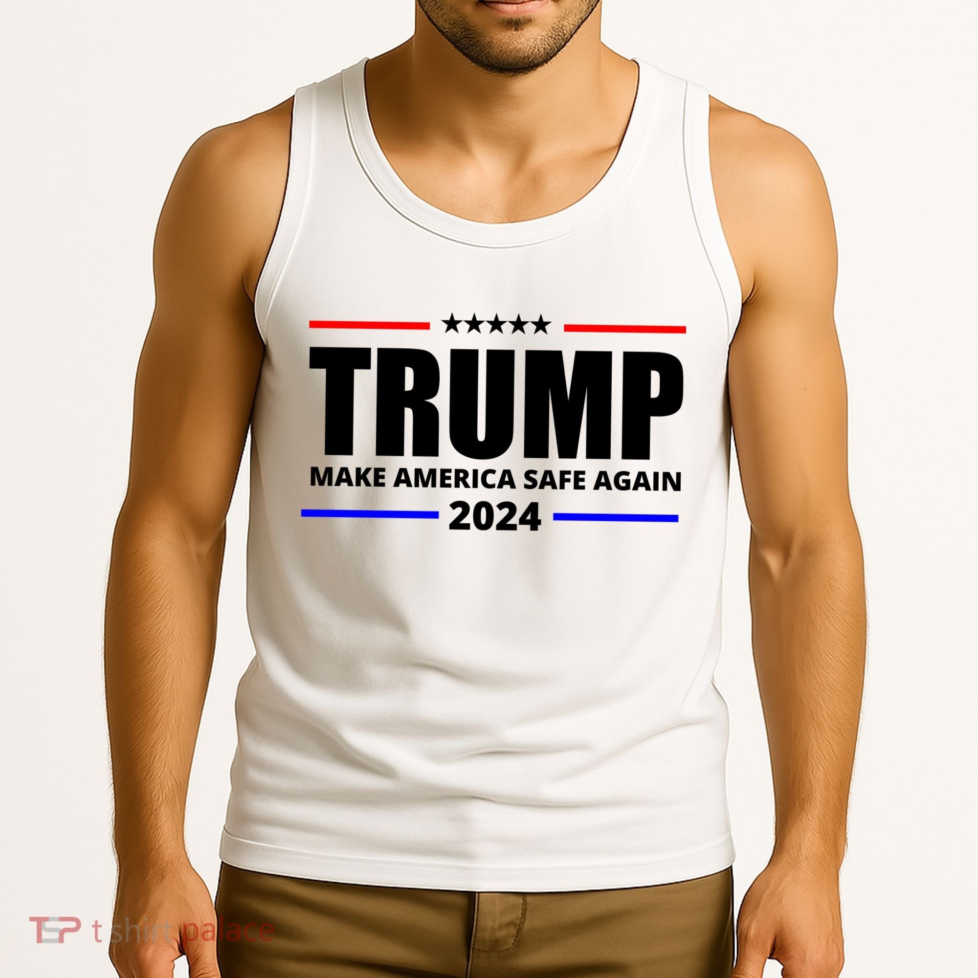 Make America Safe Again 2024 Trump Tank Top