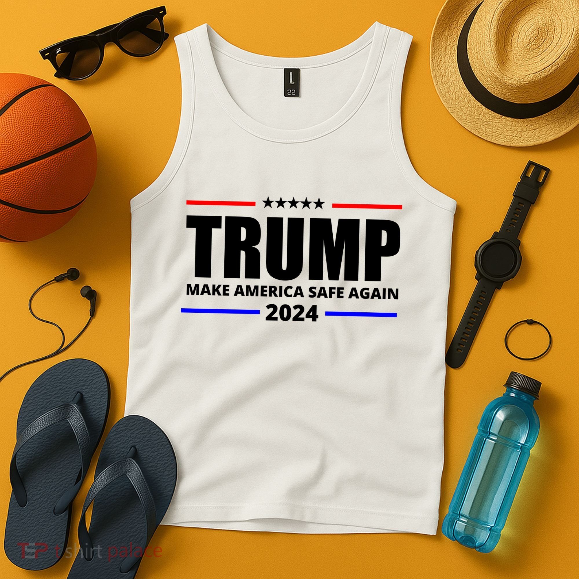 Make America Safe Again 2024 Trump Tank Top