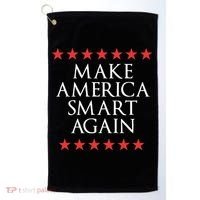 Make America Smart Again Golf Towel thumb 0
