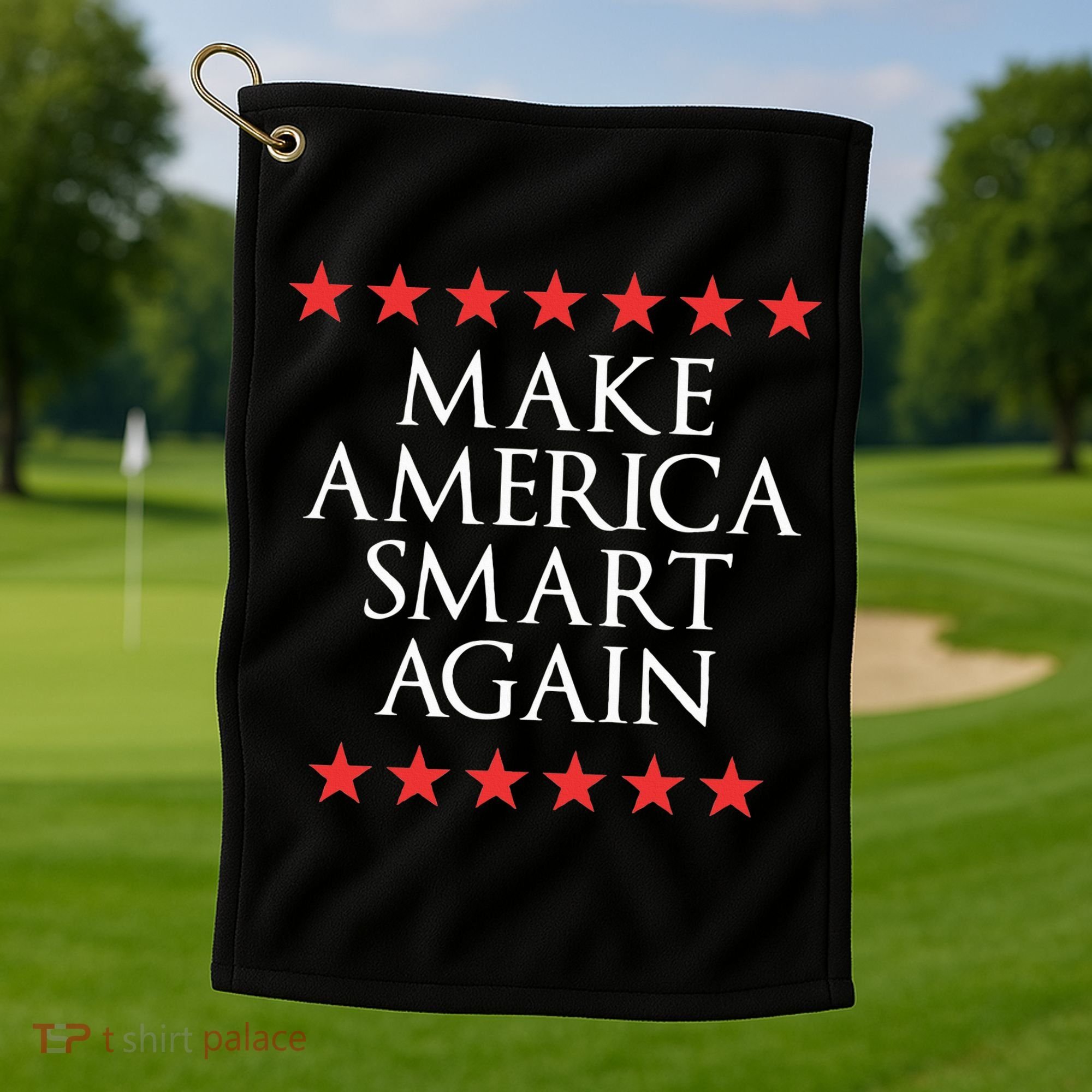 Make America Smart Again Golf Towel