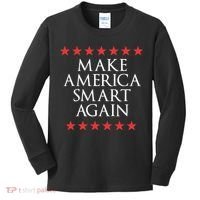 Make America Smart Again Kids Long Sleeve Shirt thumb 0