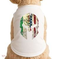 Mexican American Spartan Helmet Chicano Pride Doggie Tank thumb 0