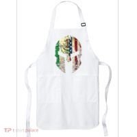 Mexican American Spartan Helmet Chicano Pride Apron thumb 0