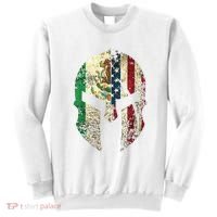 Mexican American Spartan Helmet Chicano Pride Sweatshirt thumb 0