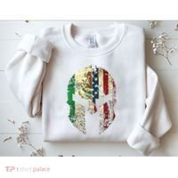 Mexican American Spartan Helmet Chicano Pride Sweatshirt thumb 2