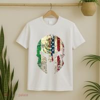 Mexican American Spartan Helmet Chicano Pride T-Shirt thumb 2
