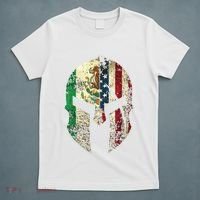 Mexican American Spartan Helmet Chicano Pride T-Shirt thumb 5