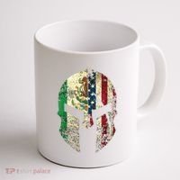 Mexican American Spartan Helmet Chicano Pride Coffee Mug thumb 1