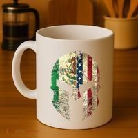 Mexican American Spartan Helmet Chicano Pride Coffee Mug thumb 4