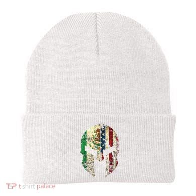 Mexican American Spartan Helmet Chicano Pride Beanie