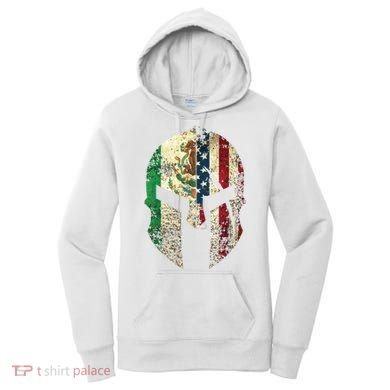 Mexican American Spartan Helmet Chicano Pride Women's Hoodie