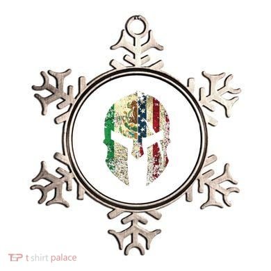 Mexican American Spartan Helmet Chicano Pride Ornament