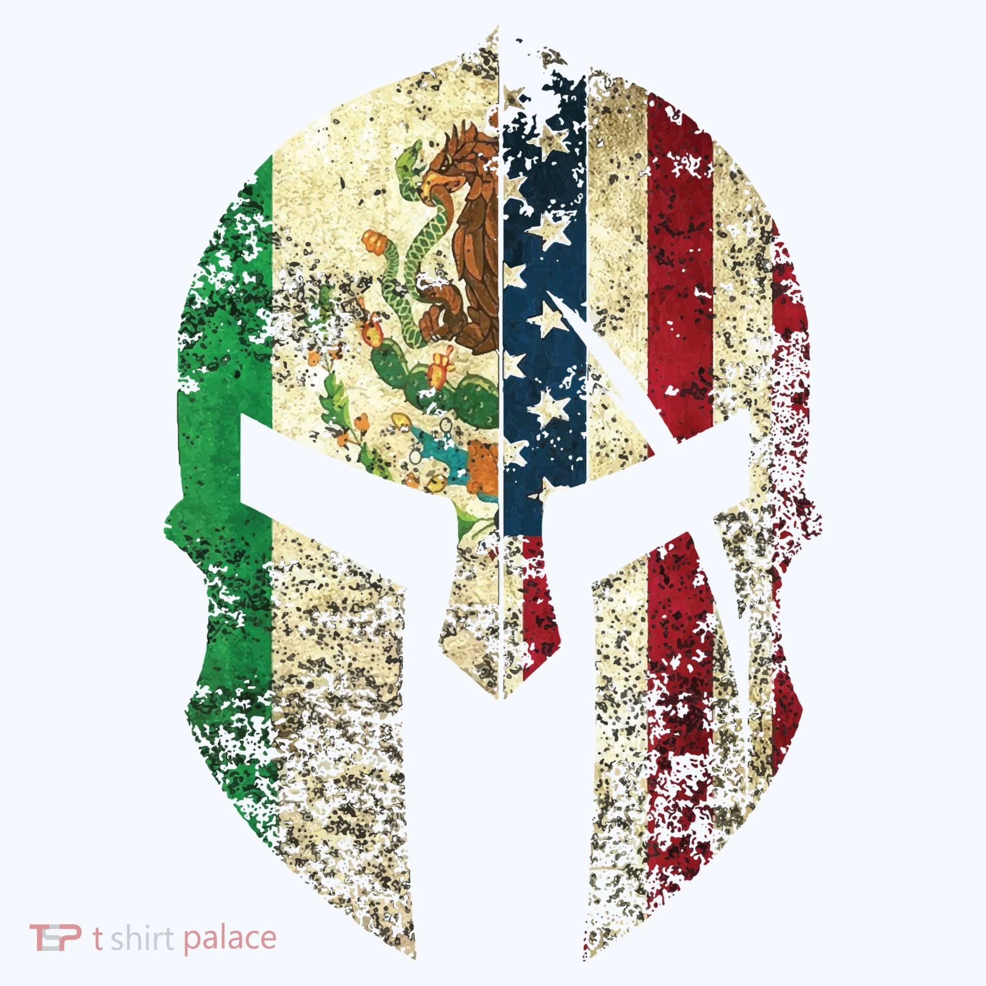 Mexican American Spartan Helmet Chicano Pride Ornament