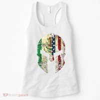 Mexican American Spartan Helmet Chicano Pride Women's Tank Top thumb 0
