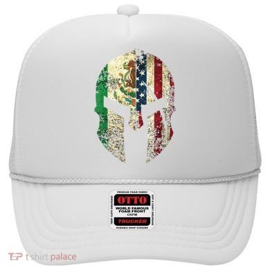 Mexican American Spartan Helmet Chicano Pride Hat