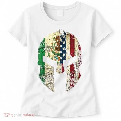 Mexican American Spartan Helmet Chicano Pride Women's T-Shirt