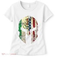 Mexican American Spartan Helmet Chicano Pride Women's T-Shirt thumb 0