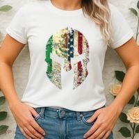 Mexican American Spartan Helmet Chicano Pride Women's T-Shirt thumb 2