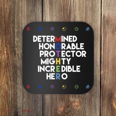 Marvel Avengers Super Hero Mothers Day Coaster