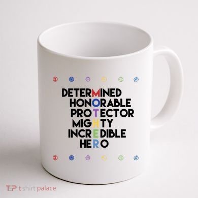 Marvel Avengers Super Hero Mothers Day Coffee Mug back