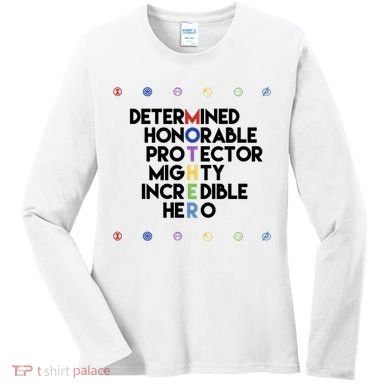 Marvel Avengers Super Hero Mothers Day Women's Long Sleeve Shirt