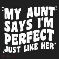 My Aunt Says I'm Perfect Just Like Her Aunt Love Beanie thumb 2