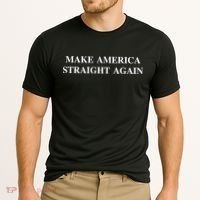 Make America Straight Again Cooling Performance Crew T-Shirt thumb 2