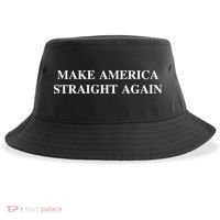 Make America Straight Again Sustainable Bucket Hat thumb 0