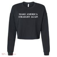 Make America Straight Again Cropped Pullover Crew thumb 0