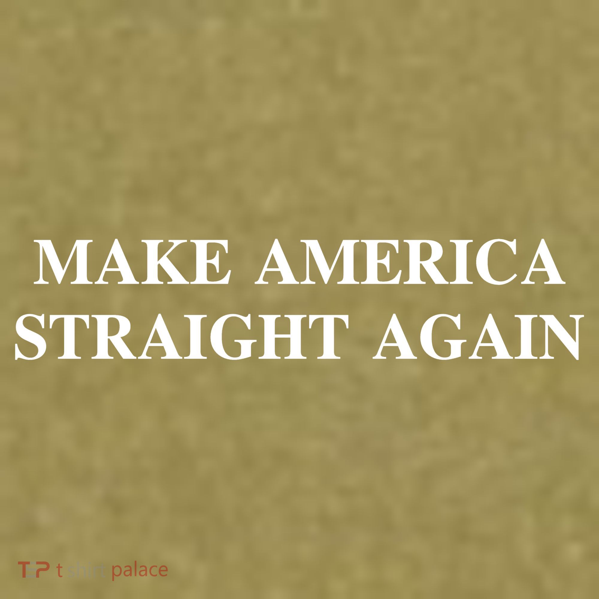 Make America Straight Again Garment-Dyed Women's Muscle Tee
