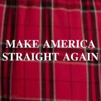 Make America Straight Again Women's Flannel Plaid Pajama Pants thumb 2