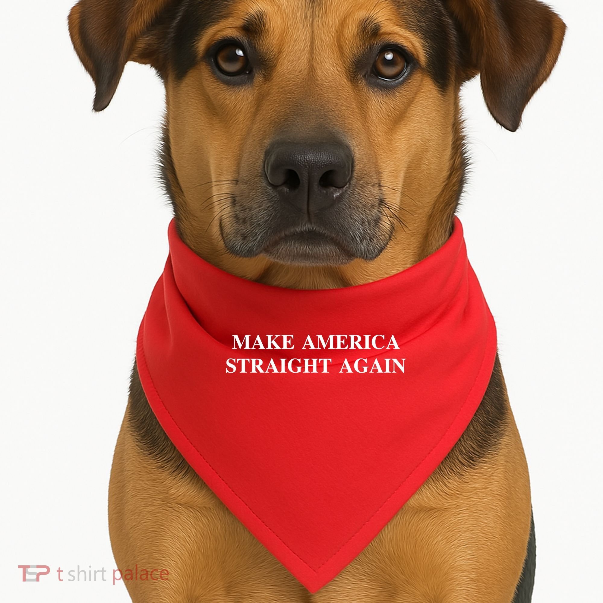 Make America Straight Again USA-Made Doggie Bandana