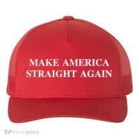 Make America Straight Again Yupoong Adult 5-Panel Trucker Hat thumb 0