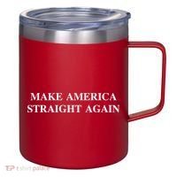 Make America Straight Again 12oz Stainless Steel Coffee Mug thumb 0