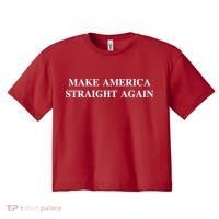 Make America Straight Again Women's Crop Top Tee thumb 0