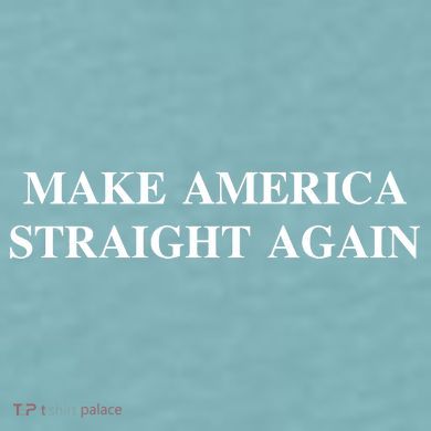 Make America Straight Again Sueded Cloud Jersey T-Shirt