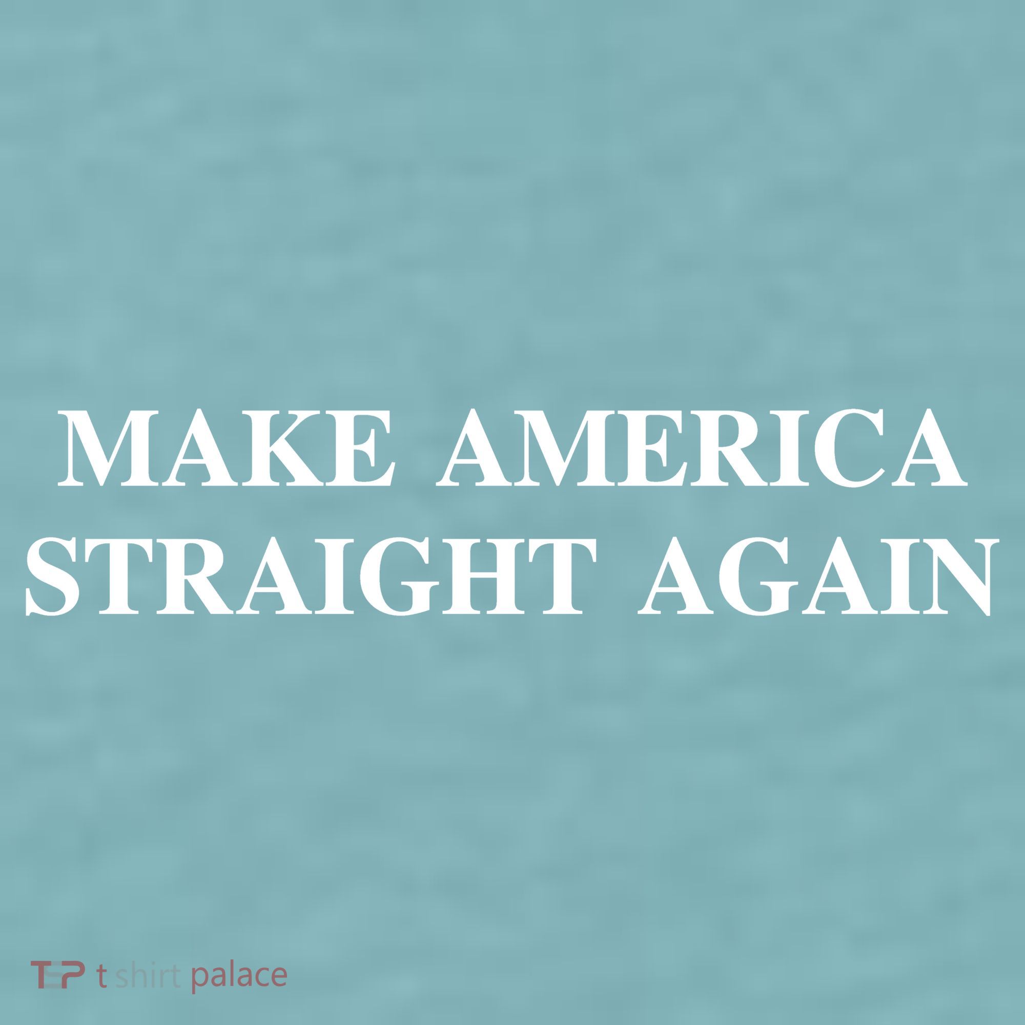 Make America Straight Again Sueded Cloud Jersey T-Shirt