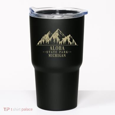 Michigan Aloha State Park Tumbler
