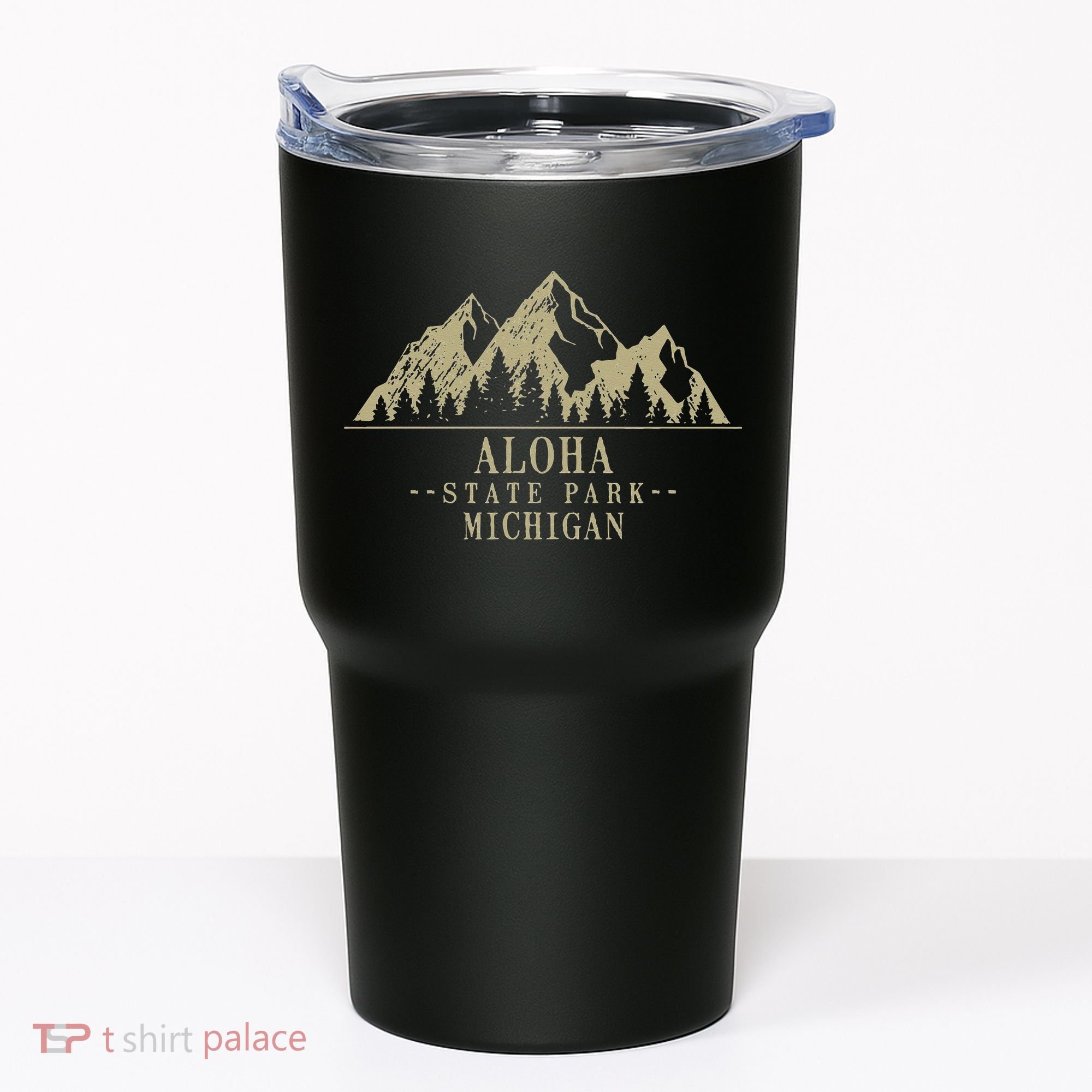 Michigan Aloha State Park Tumbler