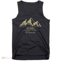 Michigan Aloha State Park Tank Top thumb 0