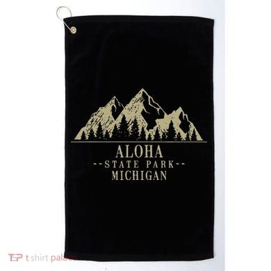 Michigan Aloha State Park Golf Towel