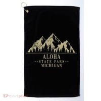 Michigan Aloha State Park Golf Towel thumb 0