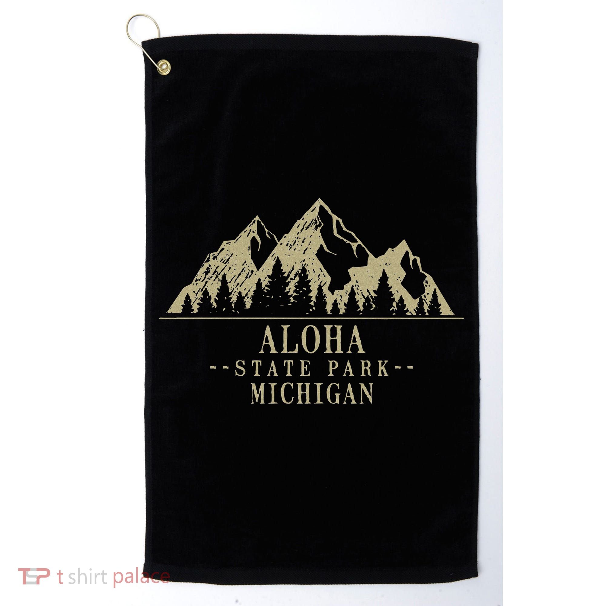 Michigan Aloha State Park Golf Towel