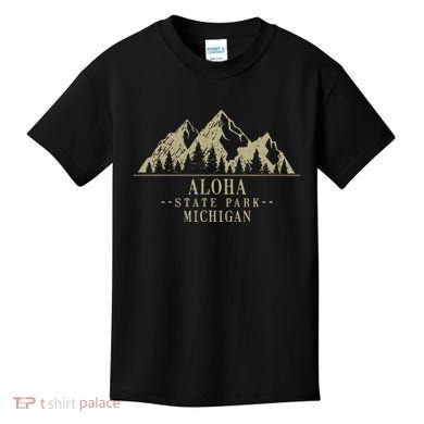Michigan Aloha State Park Kids T-Shirt